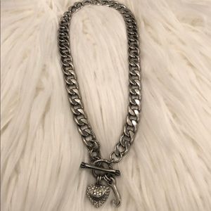Juicy Couture heart necklace